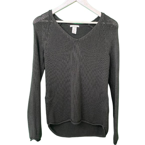 Women Lightweight V-Neck Sweater Brown size  XS - Picture 1 of 3